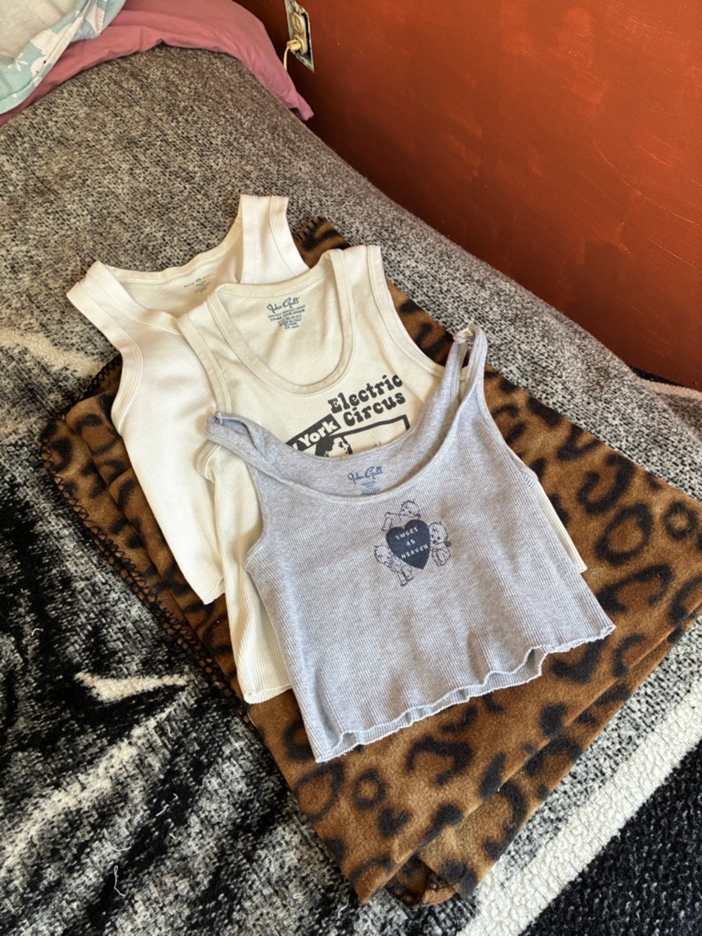 John galt ribbed tank top bundle, fits size s/m